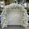 IFG 8feet customized silk rose flowers arch wedding ceremony flower arch - Image 6
