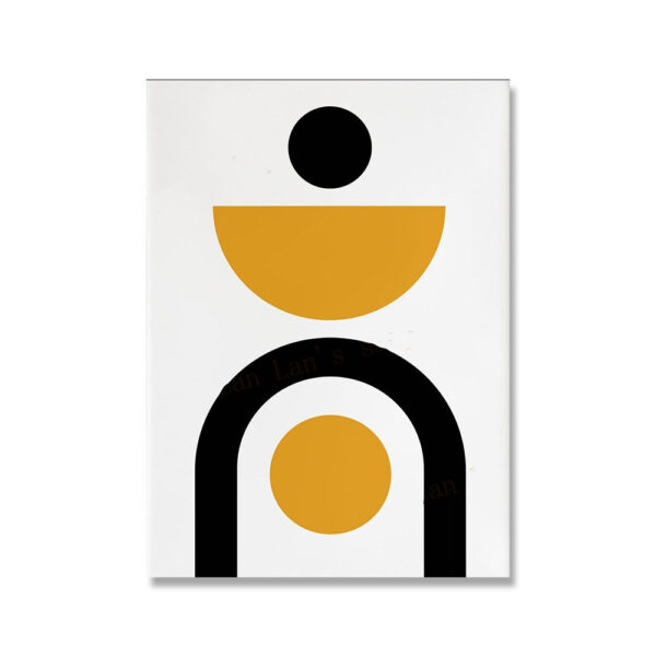 Mid Century Modern Living Room Home Wall Decor Print Abstrac - Image 4