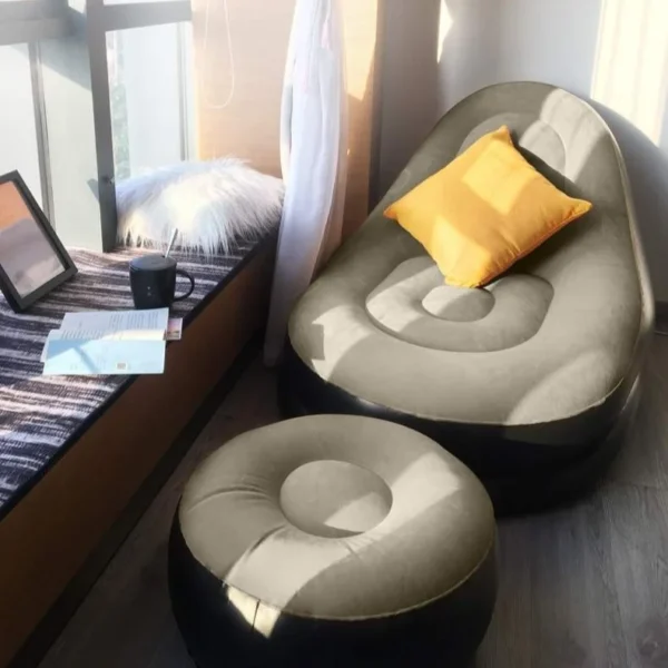 Hot Selling High Quality PVC Inflatable Living Room Lazy Chair Sofa for Adult or Chidren super lager chair with pumps - Image 6