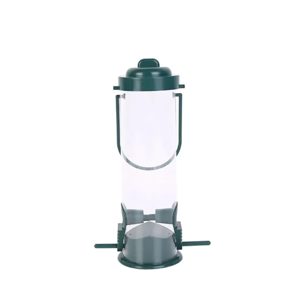 White Box Packing Plastic+PVC Material Window Mounted Bird Feeder For Small Birds feeding - Image 4