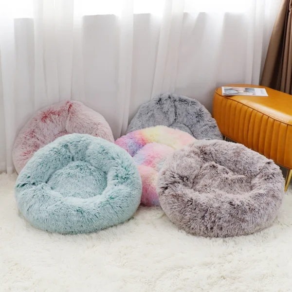 80CM Large Soft Pet Dog Bed Plush Washable Cat Bed Comfortable Sofa Sleeping Artifact Suitable For Dog Large Cat - Image 3