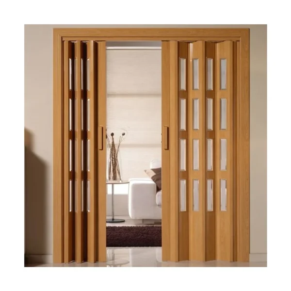 Exterior Modern Long Accordion Sliding Patio Doors - Image 3