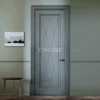 American style high end bedroom wood doors inside luxury modern wood doors painted grey interior wooden doors - Image 5