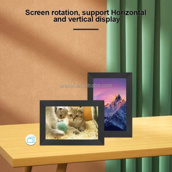 New Arrival WiFi Touch Screen Picture Video Frame Frameo App Cloud Digital Photo Frame 7" For Gift - Image 5