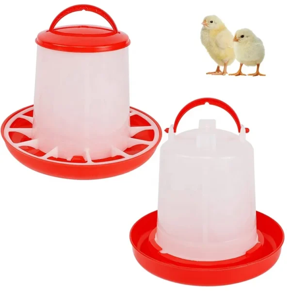 Mini poultry feeders and drinkers chicken water 1.5L quail drinking fountain for sale - Image 6