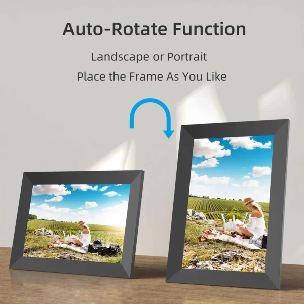 SIBOLAN Touch 1G DDR 16G Cloud-based 10.1 Inch 1080p Display 10.1" Wifi Touch Screen Clear Cloud Based Digital Photo Frame - Image 3