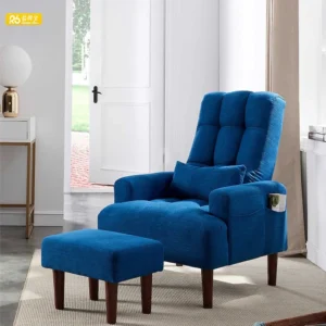 Redde Boo new fabric wood leisure sofa modern style leisure office chair with ottoman