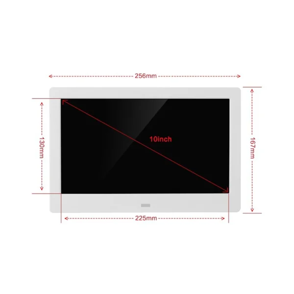 10 inch best price digital photo frame 2022 with HD resolution LED screen - Image 2