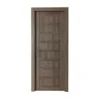 High Quality Manufacturers Wood Veneer Door With Frame Modern Style Design Wooden Glass Doors Interior Designs For House - Image 2