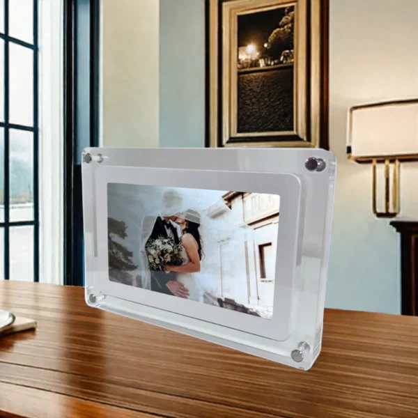 Hot Sale 7 & 10 Inch Digital Photo Frame with LCD Screen SD Card Memory Function Home Office Decorative Gifts US Plug Type - Image 5