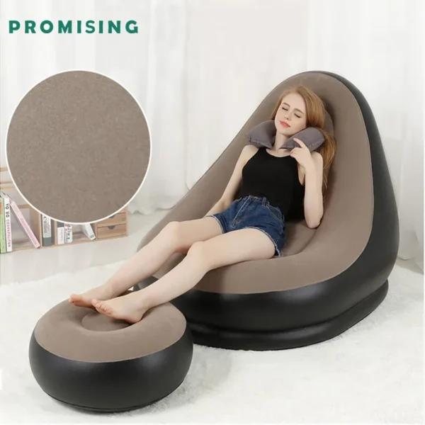 Hot Selling High Quality PVC Inflatable Living Room Lazy Chair Sofa for Adult or Chidren super lager chair with pumps - Image 3