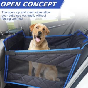 Large Dog Car Seat, Waterproof Fabric With Breathable Mesh, Car Dog Hammock, Dog Harness Dog Car Seat Cover