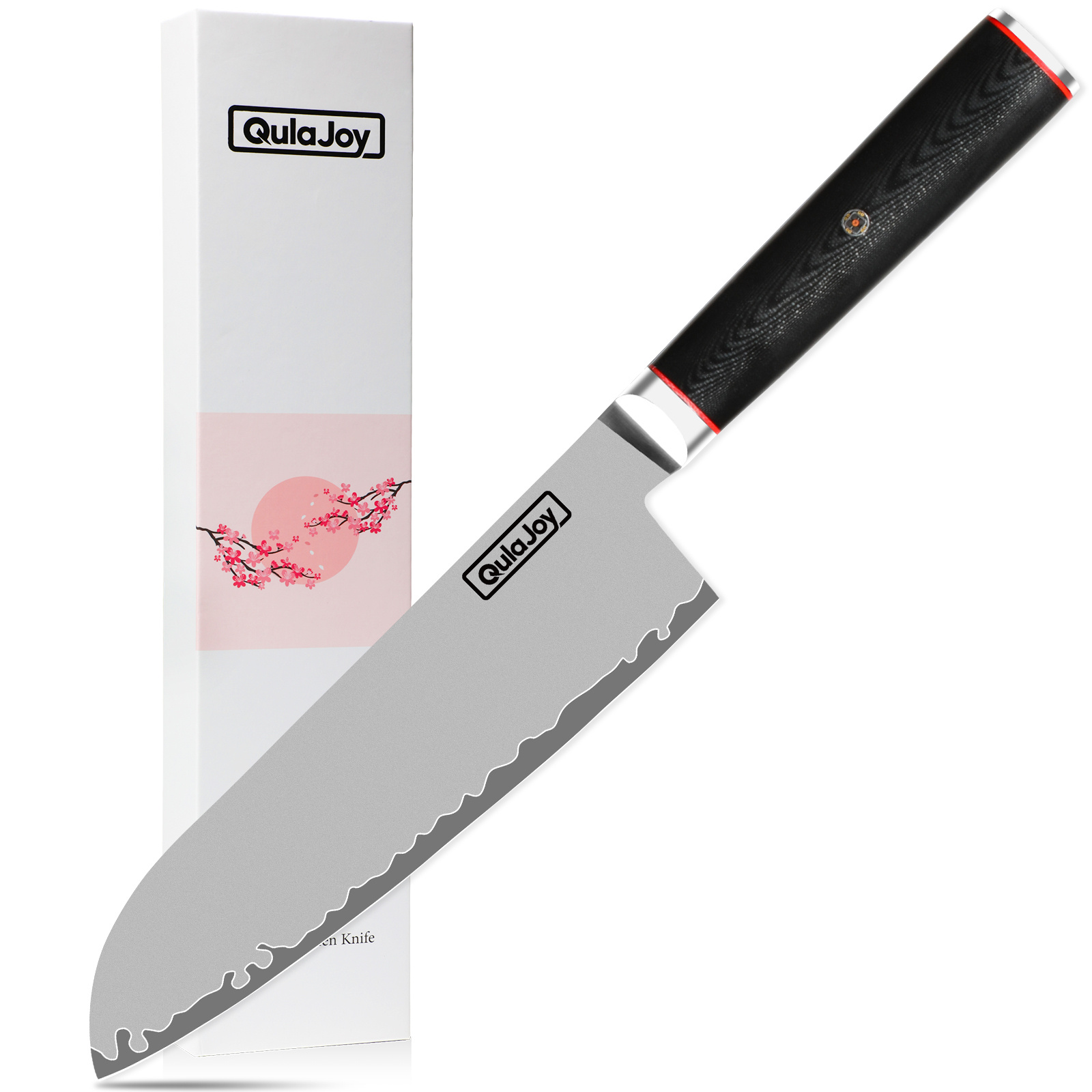 Qulajoy VG10 Chef Knife, Japanese 10Cr15MoV Steel Chefs Knives, Slicing Knife For Meat Vegetable - Image 4