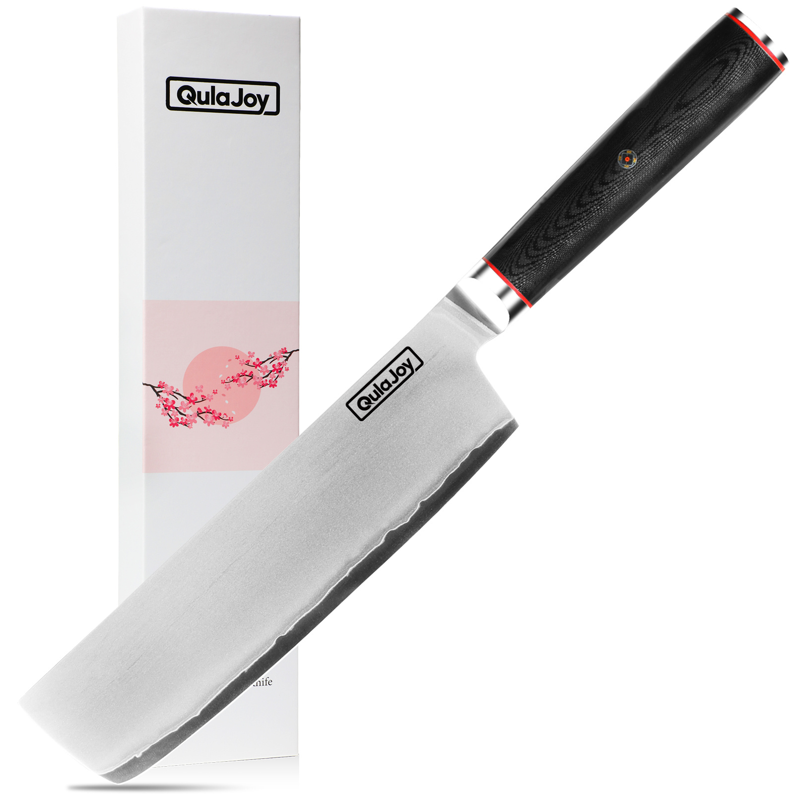 Qulajoy VG10 Chef Knife, Japanese 10Cr15MoV Steel Chefs Knives, Slicing Knife For Meat Vegetable - Image 3