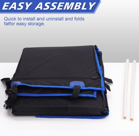 Large Dog Car Seat, Waterproof Fabric With Breathable Mesh, Car Dog Hammock, Dog Harness Dog Car Seat Cover - Image 5