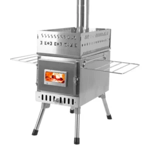 Portable Folding Sauna Stove – Charcoal/Wood Burning Outdoor Camping Heater