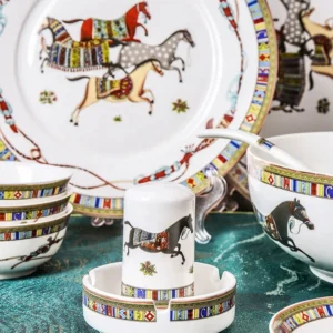 New Arrival Ceramic Dinner Set Kitchen DESIGN Feature Bone China Dinner Set