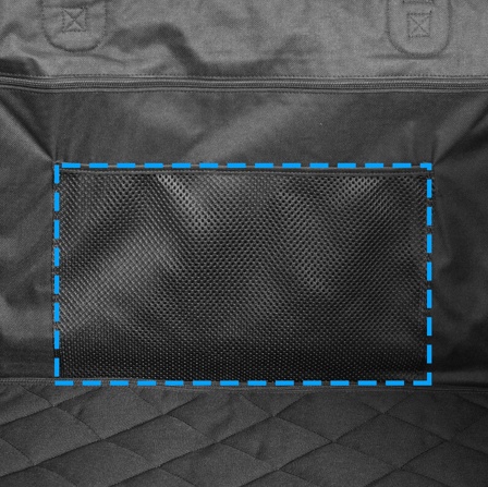 Large Dog Car Seat, Waterproof Fabric With Breathable Mesh, Car Dog Hammock, Dog Harness Dog Car Seat Cover - Image 3